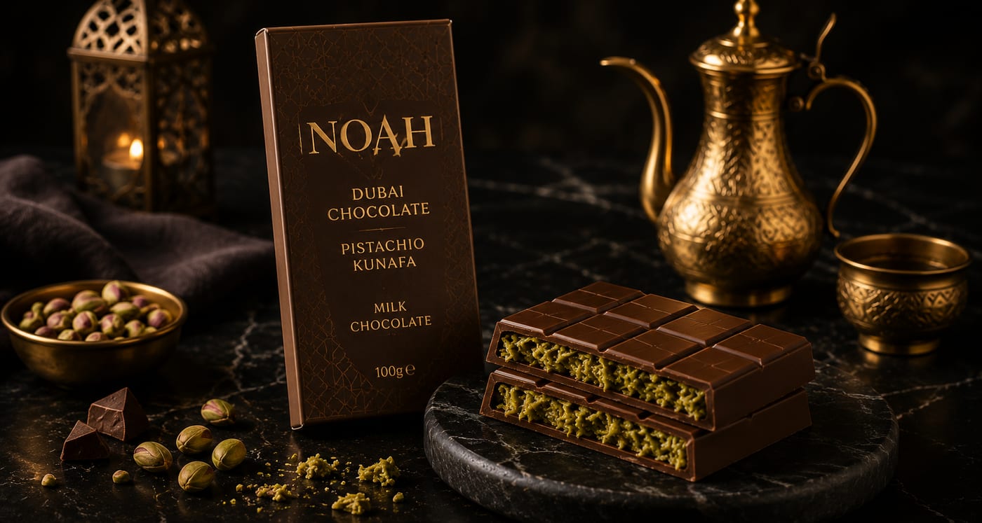 Noah Dubai Chocolate premium chocolate product