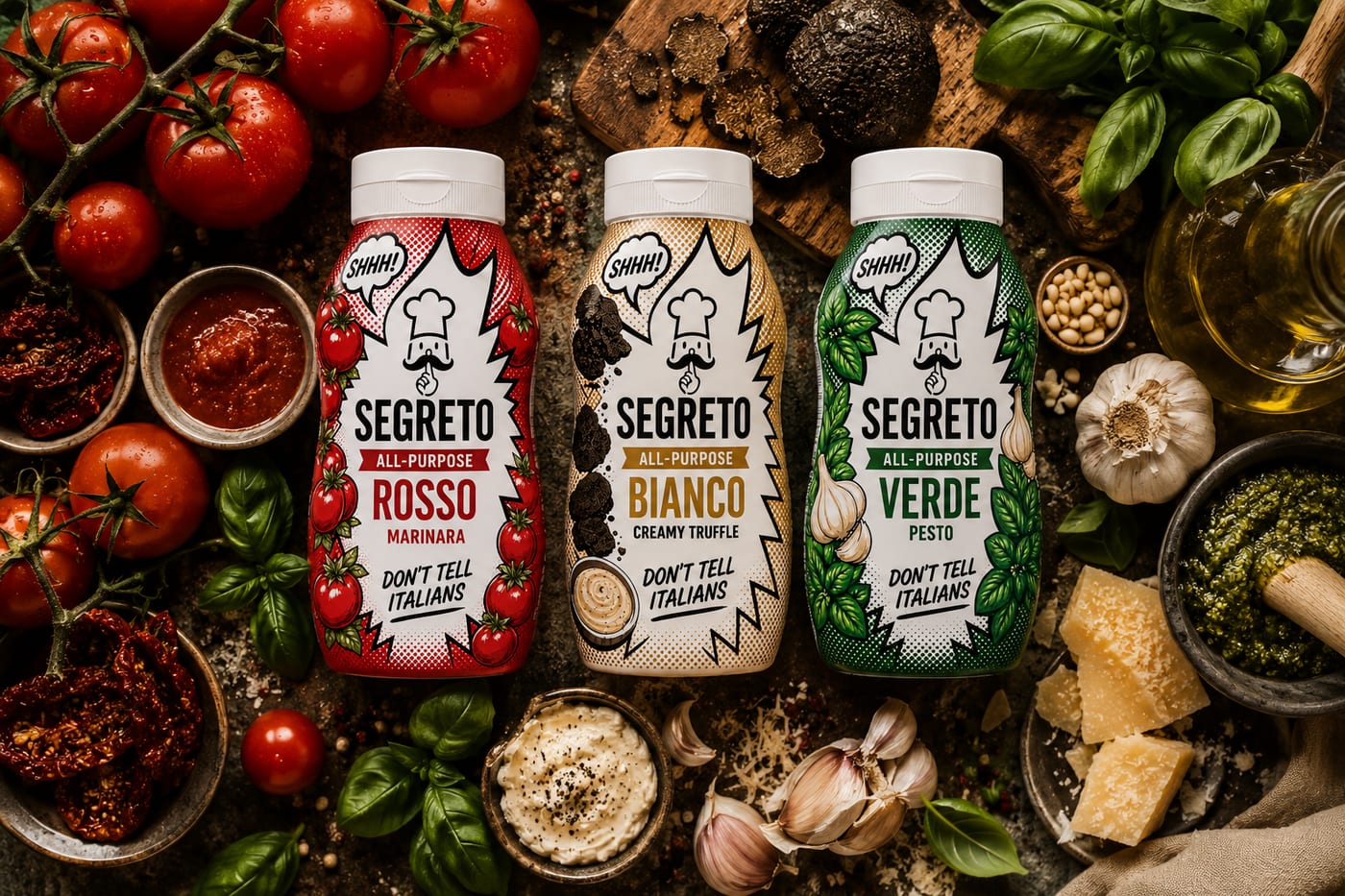 Segreto Italian sauce products